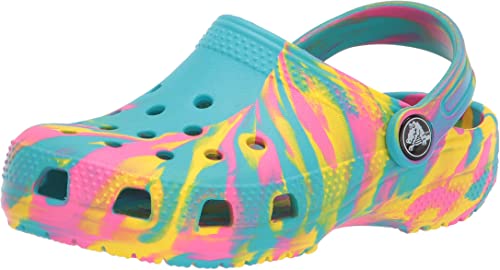 Kids discount rainbow crocs